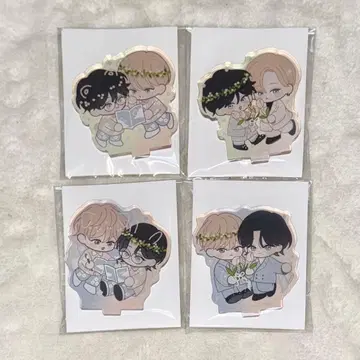 스에히로 마치 선생님 콜라보 카페 아크릴 스탠드 4종 세트