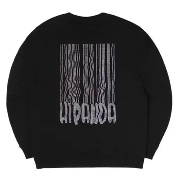 Hipanda 블랙 맨투맨 트레이닝복 큐빅 L 긴팔