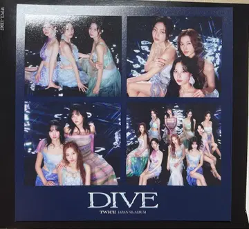 TWICE dive CD, 씰, 트레이딩 카드