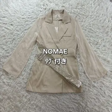 NOMAE 시어 슬리브 롱 테일러드 자켓