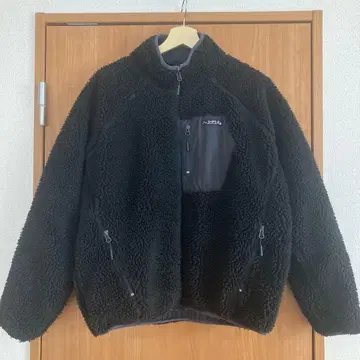 SHIPS 보아 플리스 나일론 블루종 리버서블