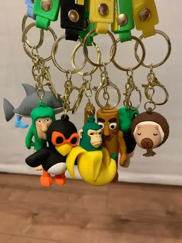 이탈리아 레인 로트 키링 7개 세트 새상품급