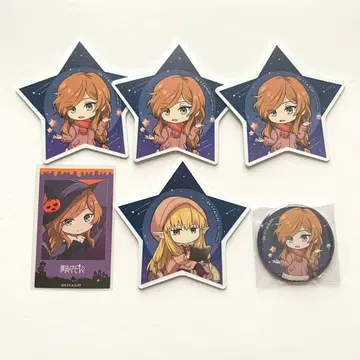 장송의 프리렌 제리에 프라메 코스터 캔뱃지 폴라로이드풍 카드 특전