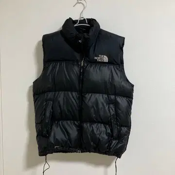 90s THE NORTH FACE 눕시 베스트 L 블랙