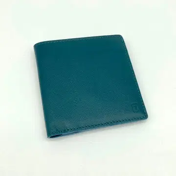 미사용급 TRION 트라이온 접이식 지갑 사이파노 가죽 블루 계열