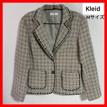 [ Kleid ] 새상품급 자켓 트위드 클래식 M 사이즈 베이지
