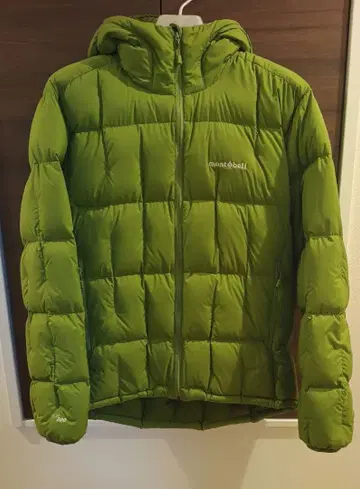 mont-bell 네쥬 다운 후드티 그린 L 사이즈