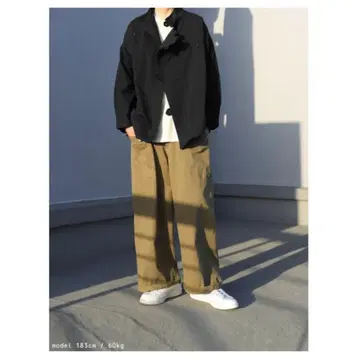 안티카 밀리터리 자켓 블랙