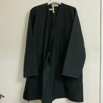 노카라 코트 블랙 로브 일본풍 진베이풍 모드