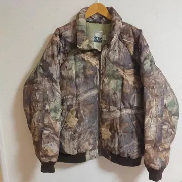 10X 90s 리얼 트리 카모 다운 자켓 L 카모플라쥬 카모플라주 그린