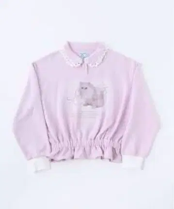 네코라부 옷깃 달린 레이스 SWT 상하의 세트