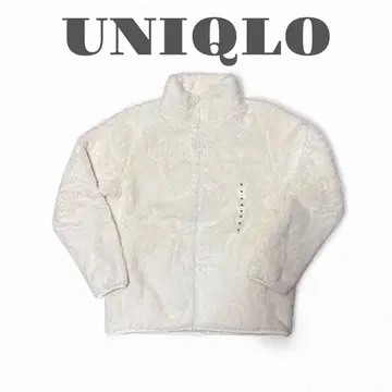 미사용 새상품 UNIQLO 플리스 자켓 M 화이트