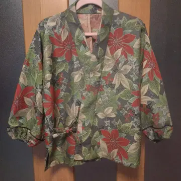 기모노 리메이크 핸드메이드 작업복 실크 울 손바느질 기모노 제작