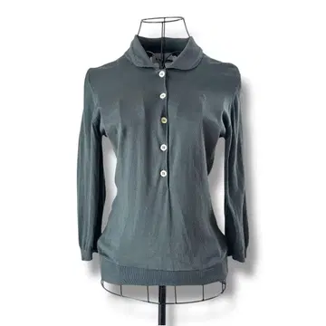 MARGARET HOWELL JOHN SMEDLEY 얇은 소재 니트탑