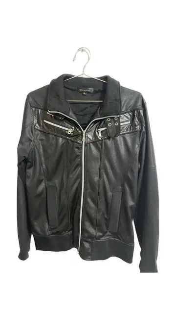 placeplan 가죽 자켓 펑크 y2k