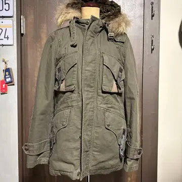 Y2K 00s PPFM 모즈 코트 M 카키색