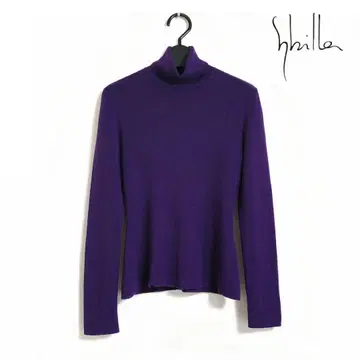 새상품급 Sybilla 시빌라 울 터틀넥 니트