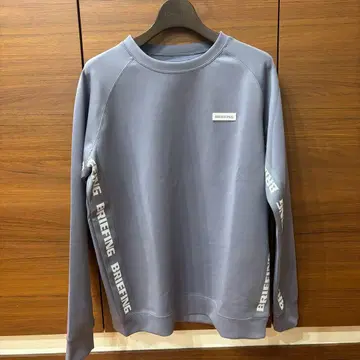 BRIEFING 여성용 그레이 맨투맨 L