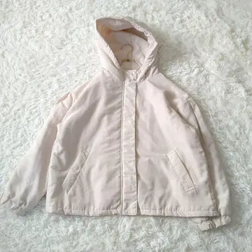 pom ponette 후드 부착 자켓 점퍼 L 베이지