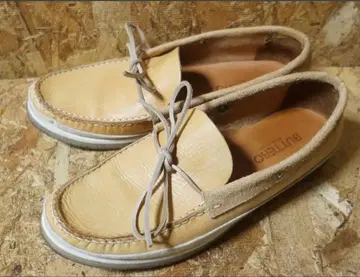 BUTTERO 부테로 가죽 모카신 데크 슈즈 베이지 42