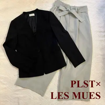 PLST x LES MUES 노카라 셋업 오피스 캐주얼