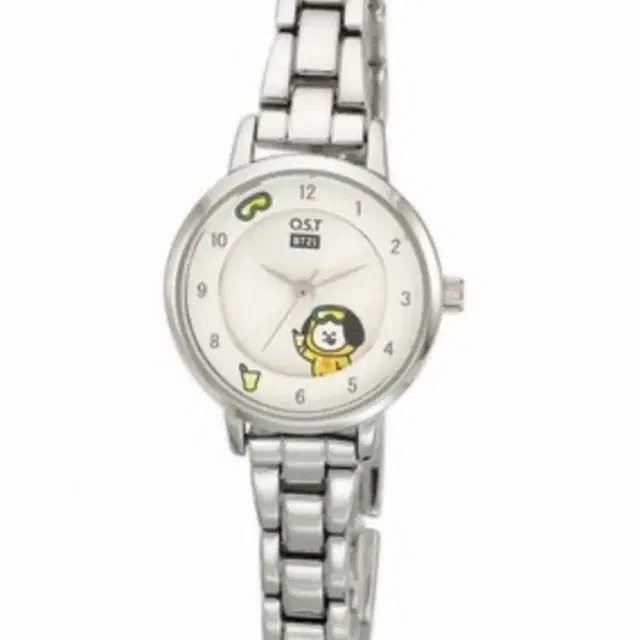 OST X BT21 치미 메탈 손목시계