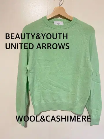 BEAUTY&YOUTH 유나이티드 애로우즈 긴팔 니트 울 캐시미어