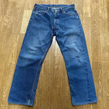 웨어하우스/넵타 청바지/숨겨진 리벳/V 스티치/셀비지/사과 탭