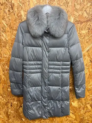 ICB 그레이 다운 자켓 JPN 11 퍼 2way