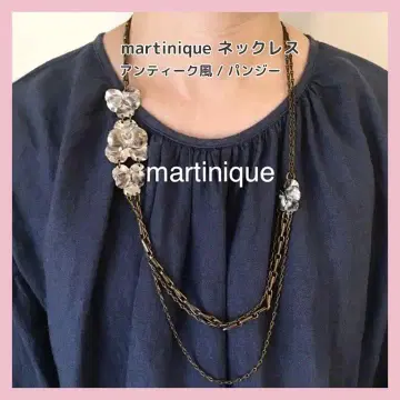 martinique 앤티크풍 목걸이 플라워