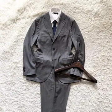 [ 새상품급 ] LARDINI 그레이 울 수트 사이즈 46
