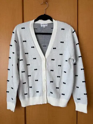 Jack Bunny!! 리본 무늬 가디건 사이즈 2