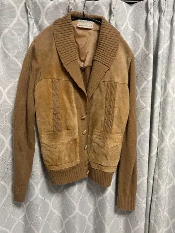 레어 레트로 이소재 자켓 가죽 자켓