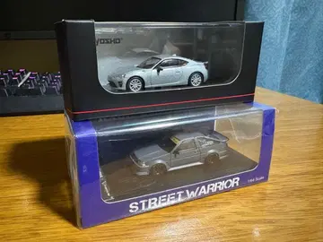 머리글자D 1/64 도요타 AE86 레빈 86GT 리미티드 2대 세트