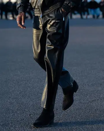 [ XL 사이즈 ] LAST NEST 가죽 팬츠