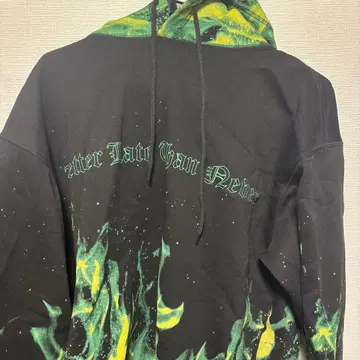 NCS NOT COMMON SENSE HOOD black/green