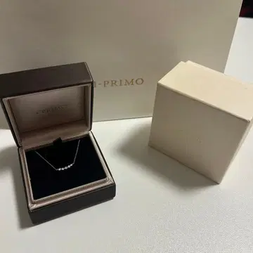 새상품급 아이프리모 0.16ct 화이트 골드 목걸이 나시라