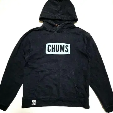 CHUMS 참스 박스로고 후디 싸개 단추 속기모 후드티 L
