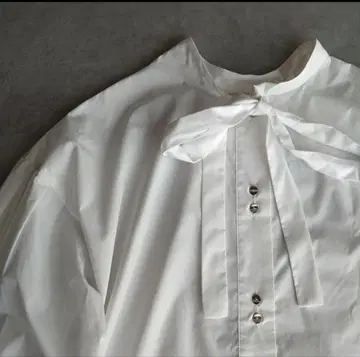 DOUDOU(두두) 리본 보타이 블라우스