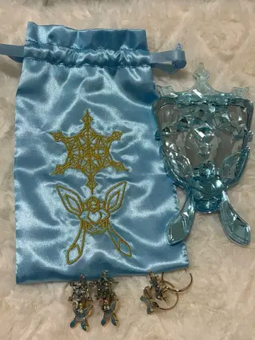 포켓몬 다이컷 반짝반짝 거울 얼음 테라스타 귀걸이 반지 글레이시아