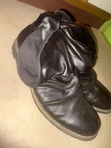 남성용 가죽 부츠 가죽 신발 26.5