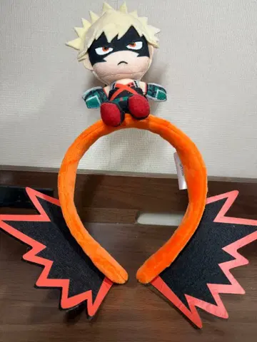 바쿠고 카츠키 봉제 인형 머리띠