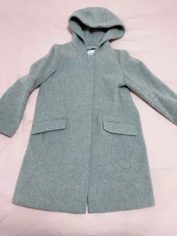 NATURAL BEAUTY BASIC 후드 부착 코트 M 사이즈 그레이