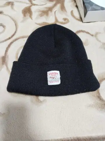 새상품급 포인터 니트 캡 Made in USA 비니 블랙