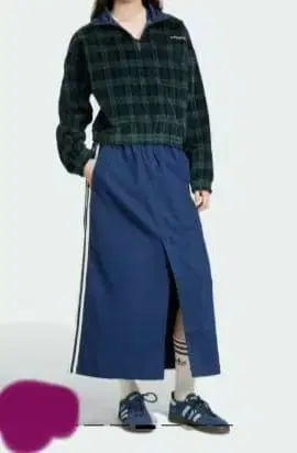 adidas 코튼 트윌 미디 스커트