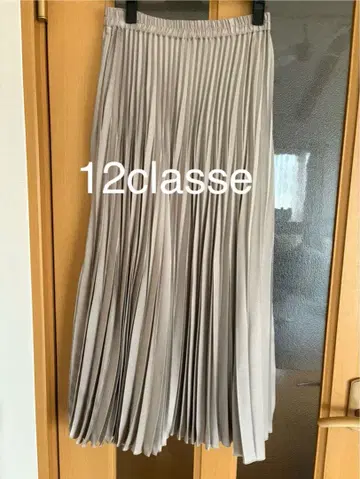 12classe 플리츠 롱 스커트