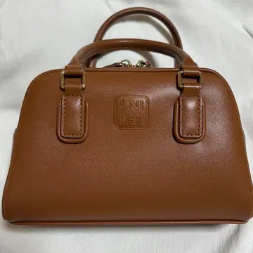 SNIDEL 브라운 핸드백