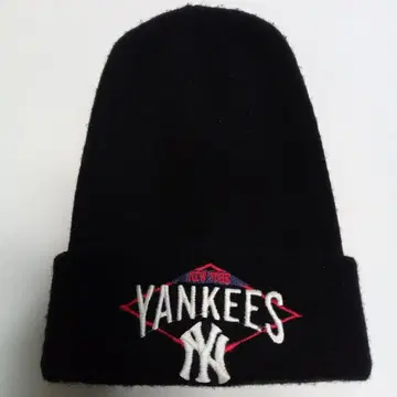 뉴욕 양키스 니트 모자 블랙