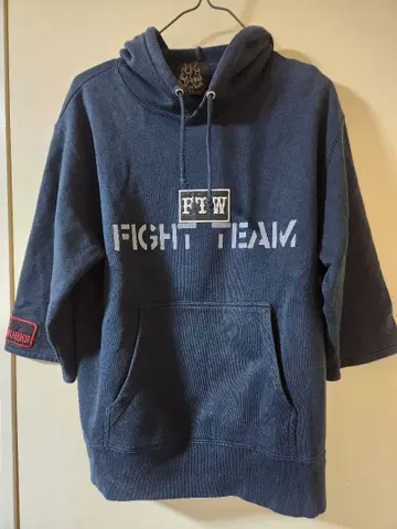 초레어 희귀 단종 THE OUTLAW WORKS 7부 소매 후드티