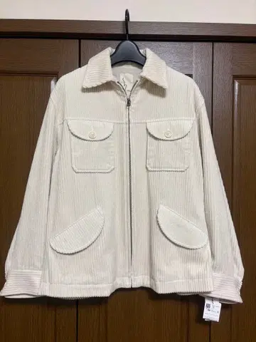 SYBILLA 아이보리 코듀로이 자켓